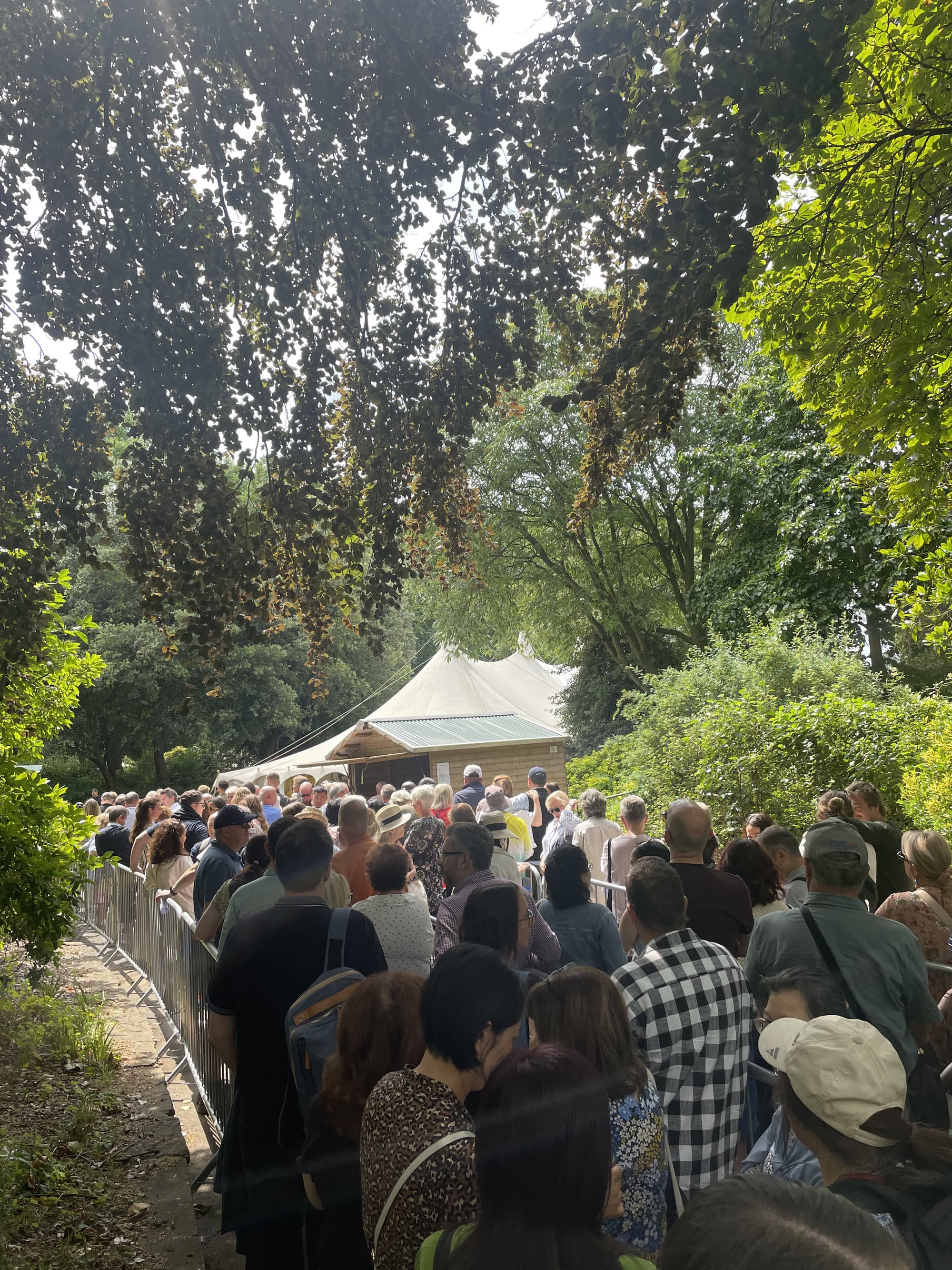 A festival stage in the daylight