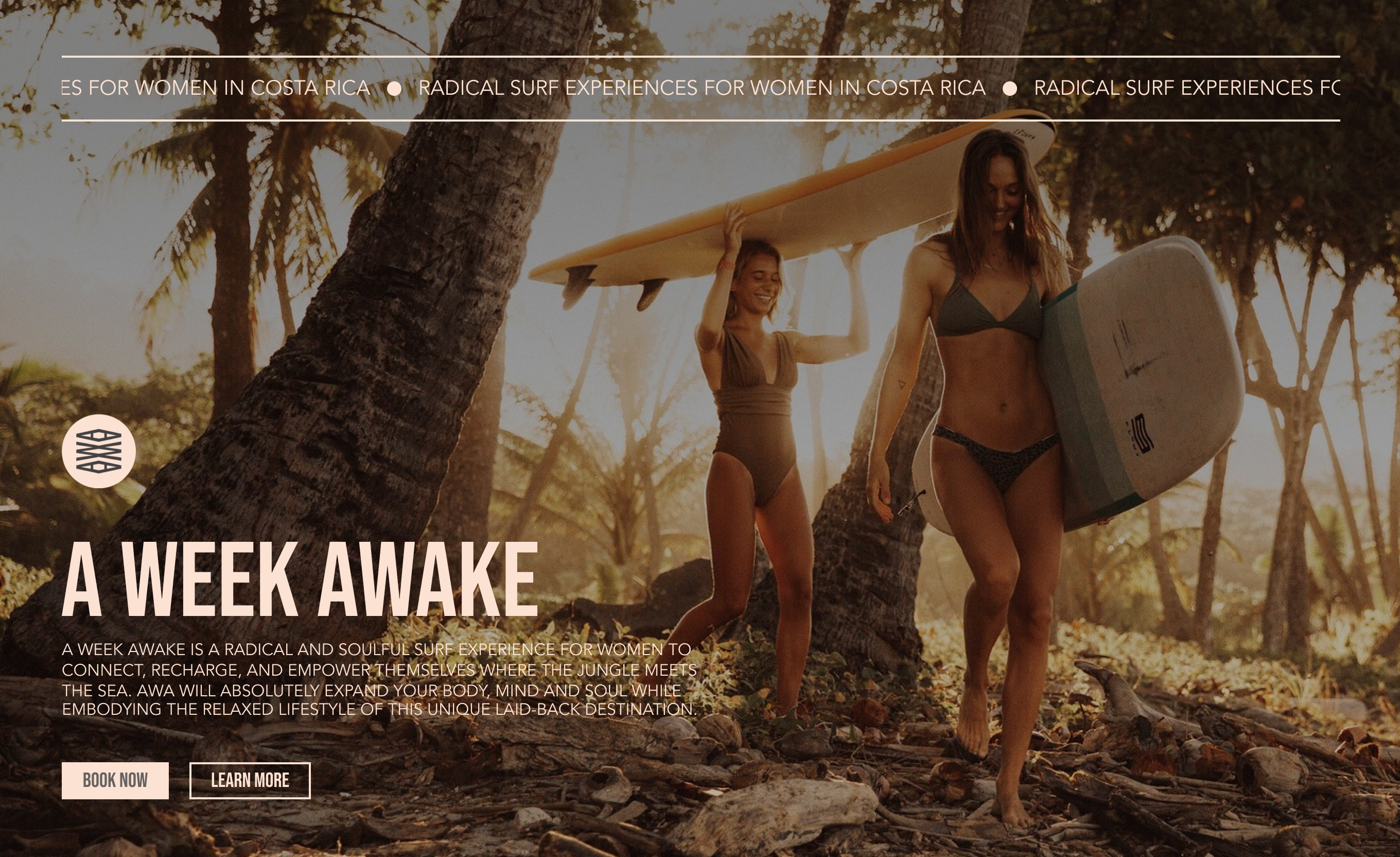 A Week Awake website